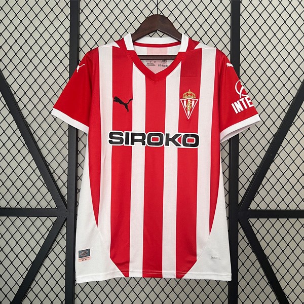 Tailandia Camiseta Sporting De Gijón 1ª 2024 2025